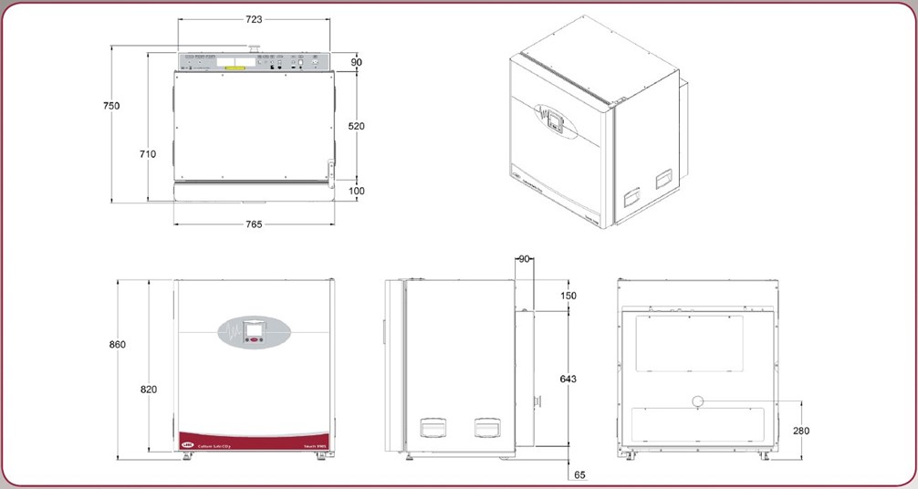 T190 T190S external dimensions