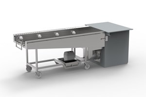Mobile Ventilated Tray Transfer Table