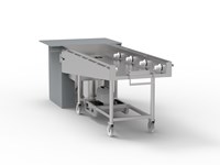 Mobile Ventilated Tray Transfer Table