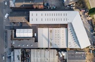 Overhead factory shot
