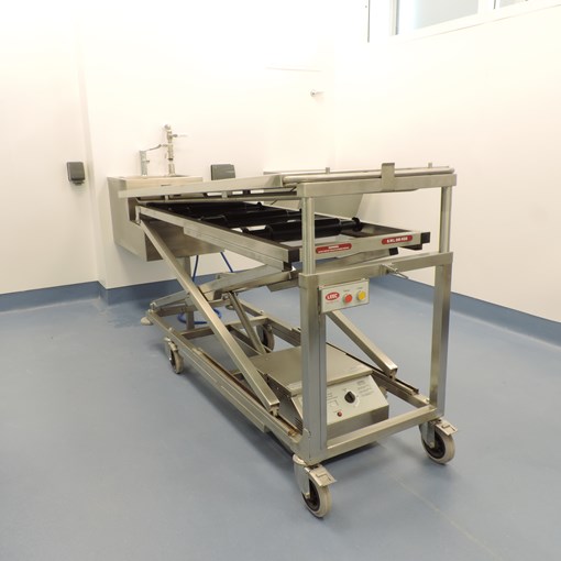 Hydraulic Embalming Trolley